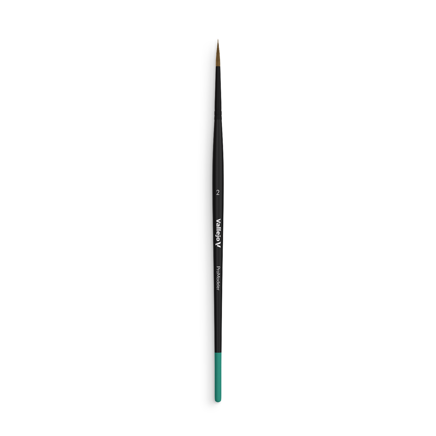 VALLEJO: NATURAL HAIR ROUND BRUSH NO. 2 