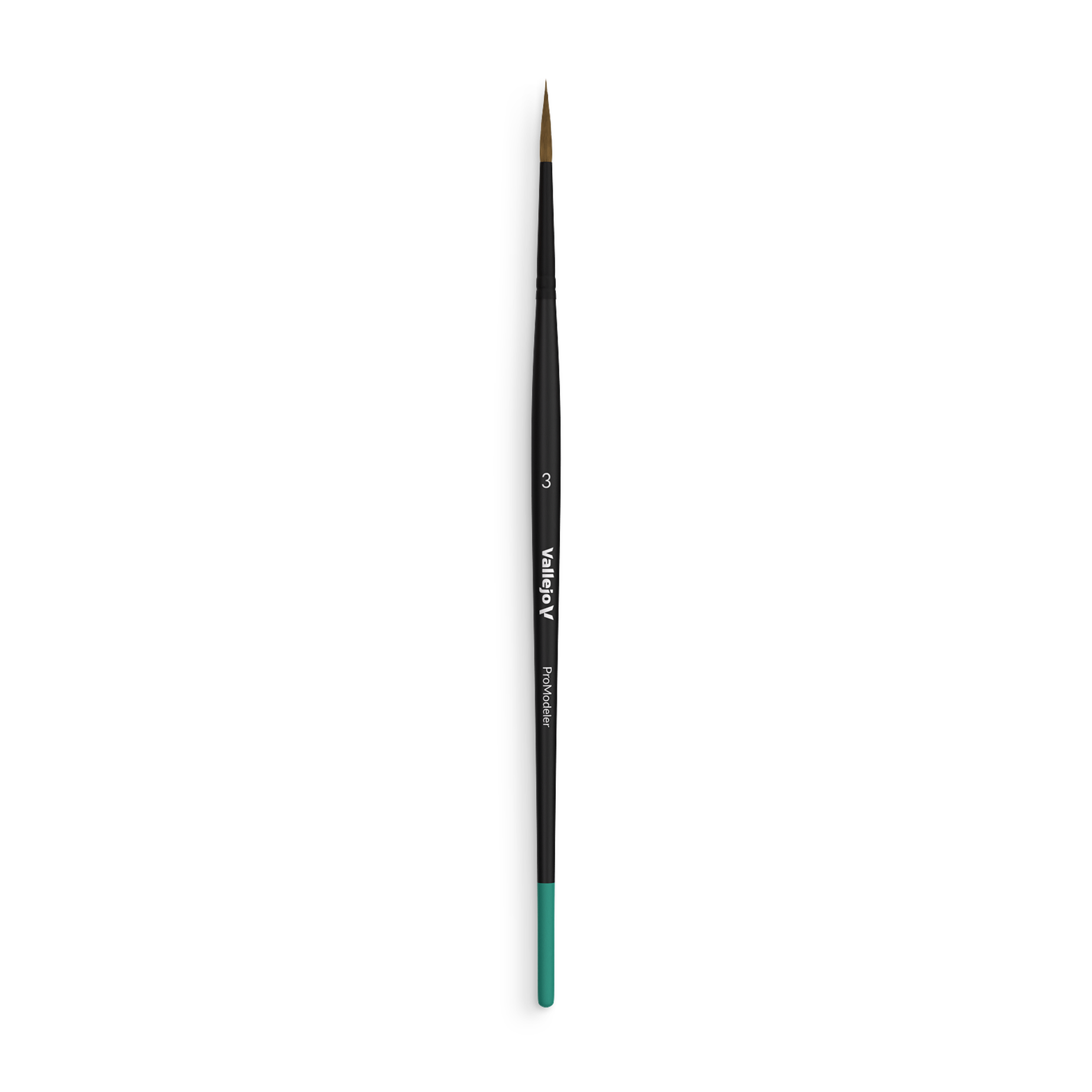VALLEJO: NATURAL HAIR ROUND BRUSH NO. 3 