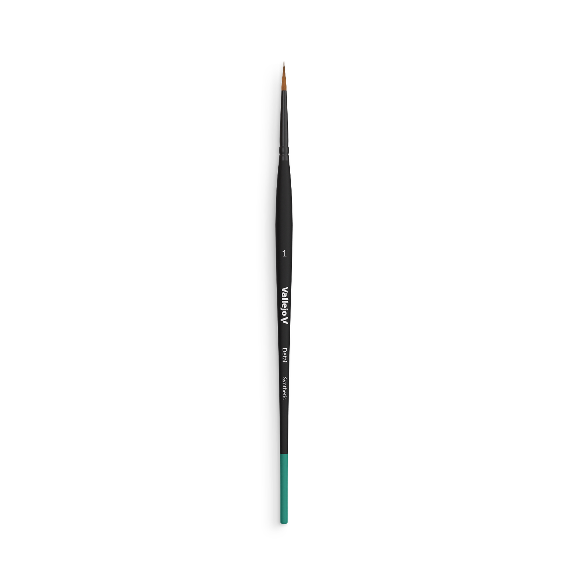 VALLEJO: ROUND SYNTHETIC BRUSH NO. 1: Detail 