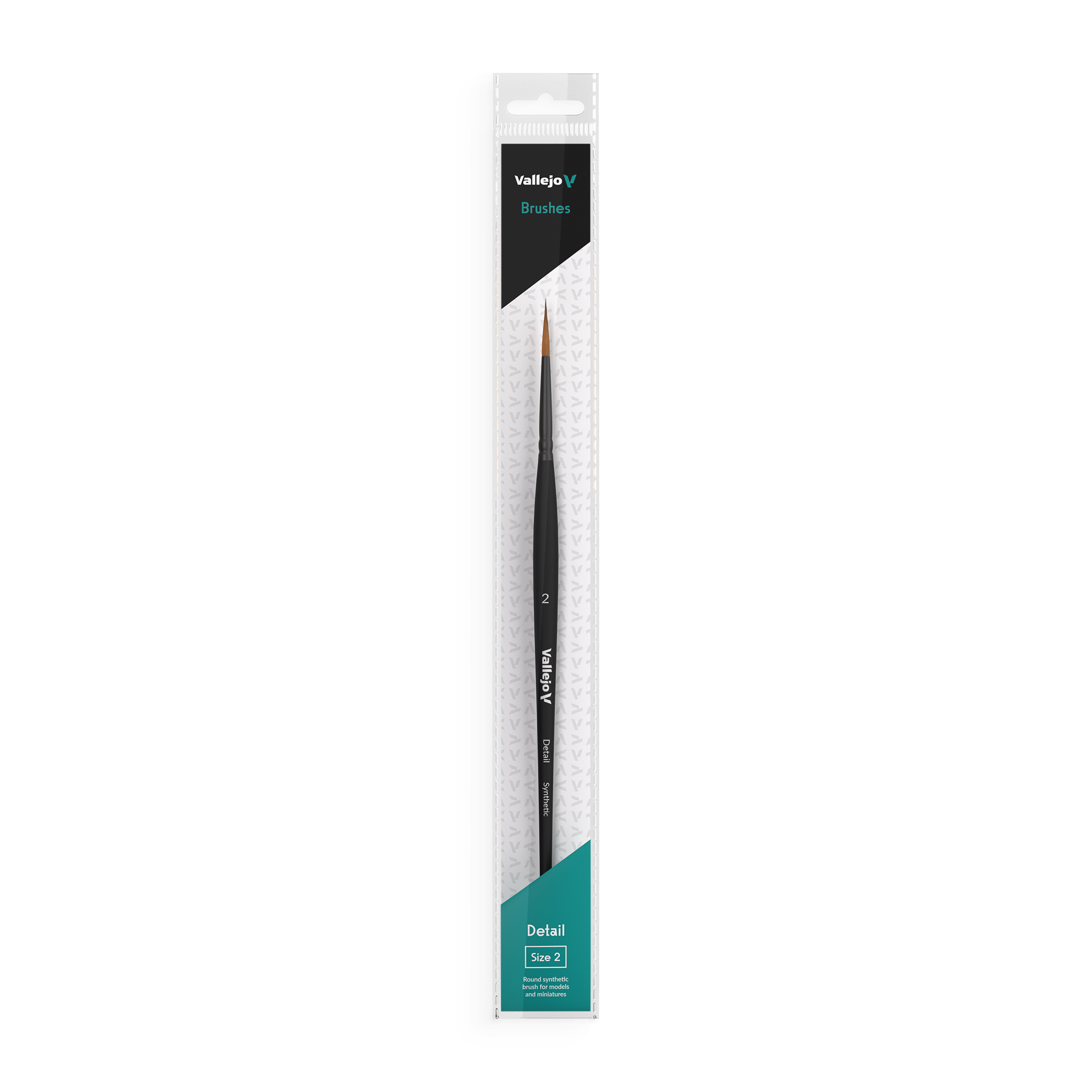 VALLEJO: ROUND SYNTHETIC BRUSH NO. 2 