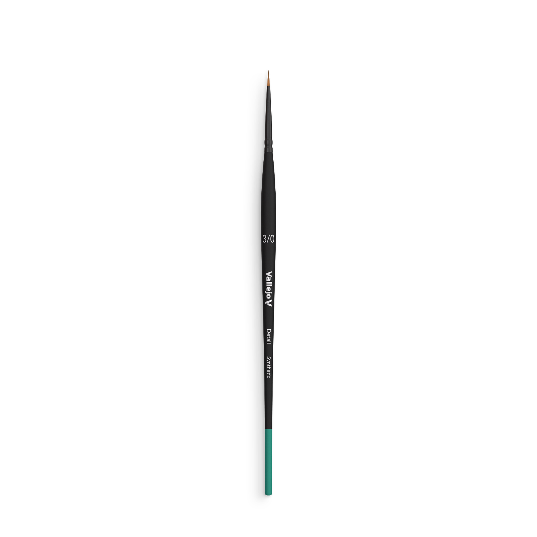 VALLEJO: ROUND SYNTHETIC BRUSH NO. 3/0 