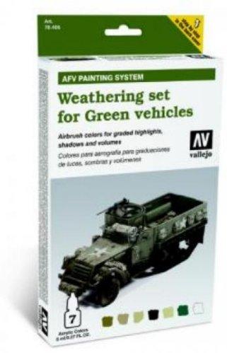 Vallejo AFV Painting System: Weathering set for Green Vehicles 
