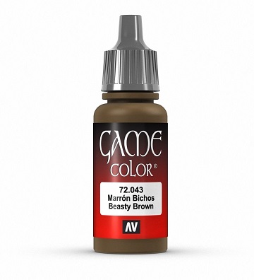 Vallejo Game Color: Beasty Brown 