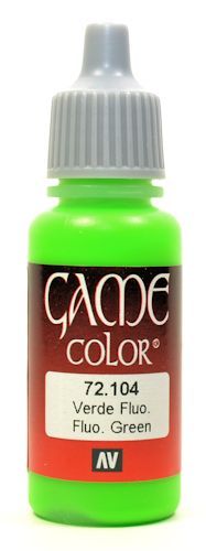 Vallejo Game Color: Fluorescent Green 