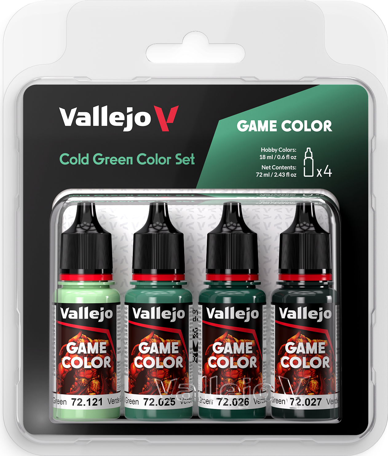Vallejo: Game Color: Cold Green Color Set  