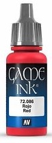 Vallejo Game Color: Ink: Red 