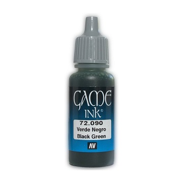 Vallejo Game Color: Ink: Black Green 