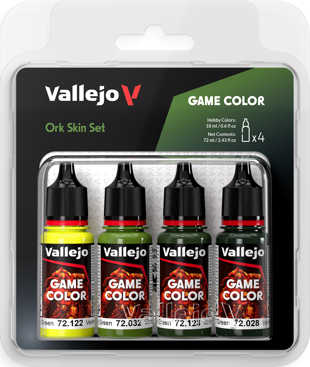 Vallejo Game Color: Ork Skin Color Set 