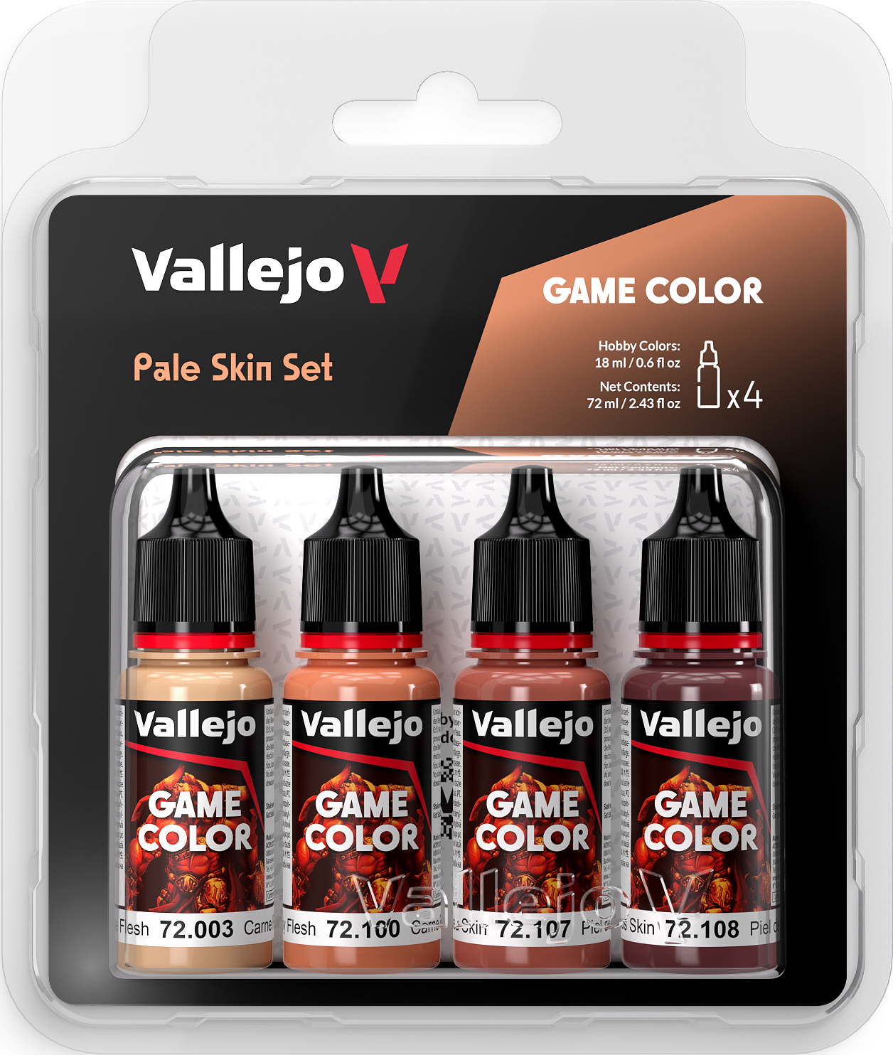 Vallejo Game Color: Pale Skin Set 