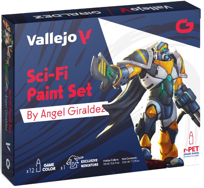 Vallejo Game Color Sci-Fi Paint Set 