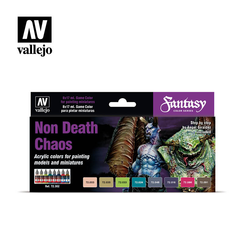 Vallejo Game Color Set: 72302 Non-Death Chaos 