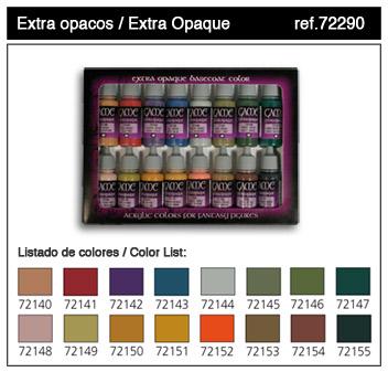 Vallejo Game Color Set: Extra Opaque 