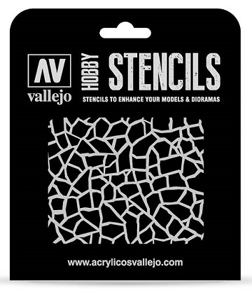 Vallejo Hobby Stencils: GIRAFFE CAMO WWII 