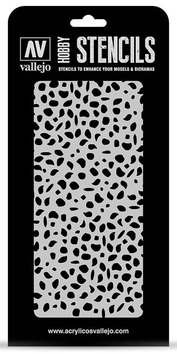 Vallejo Hobby Stencils: LUFTWAFFE WWII SPOTS CAMO 