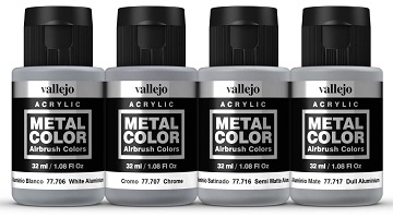 Vallejo: Metal Color (32ml): Aluminium Dope  Set 
