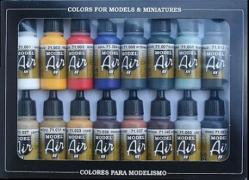 Vallejo Model Air: BASIC COLOR PACK 