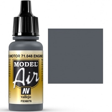 Vallejo Model Air Color 048: Engine Grey 