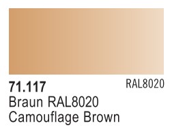 Vallejo Model Air Color 117: Camouflage Brown 