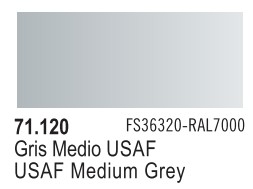Vallejo Model Air Color 120: USAF Medium Grey 