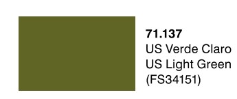 Vallejo Model Air Color 137: US Light Green 