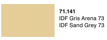 Vallejo Model Air Color 141: IDF Sand Grey 73 