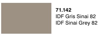 Vallejo Model Air Color 142: IDF Sinai Grey 82 