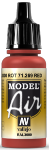 Vallejo Model Air Color 269: Red 