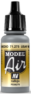 Vallejo Model Air Color 275: USAF Medium Gray 