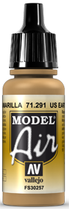 Vallejo Model Air Color 291: US Earth Yellow 
