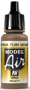 Vallejo Model Air Color 293: US Earth Red 