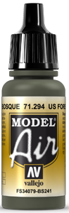 Vallejo Model Air Color 294: US Forest Green 
