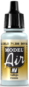 Vallejo Model Air Color 306: Sky Blue 