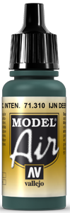 Vallejo Model Air Color 310: IJN Deep Dark Green 