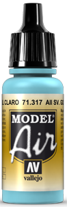 Vallejo Model Air Color 317: All SV Gol Light Blue 