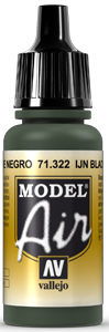 Vallejo Model Air Color 322: IJN Black Green 