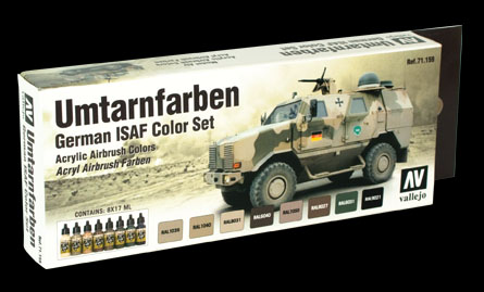 Vallejo Model Air Color 71159: Umtarnfarbem Set 