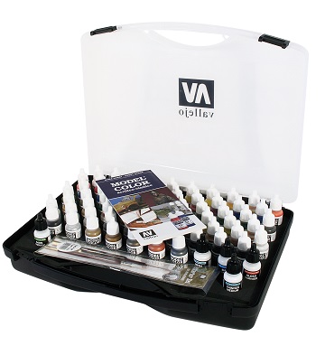 Vallejo: Model Color 72 Colors and Brushes Case 