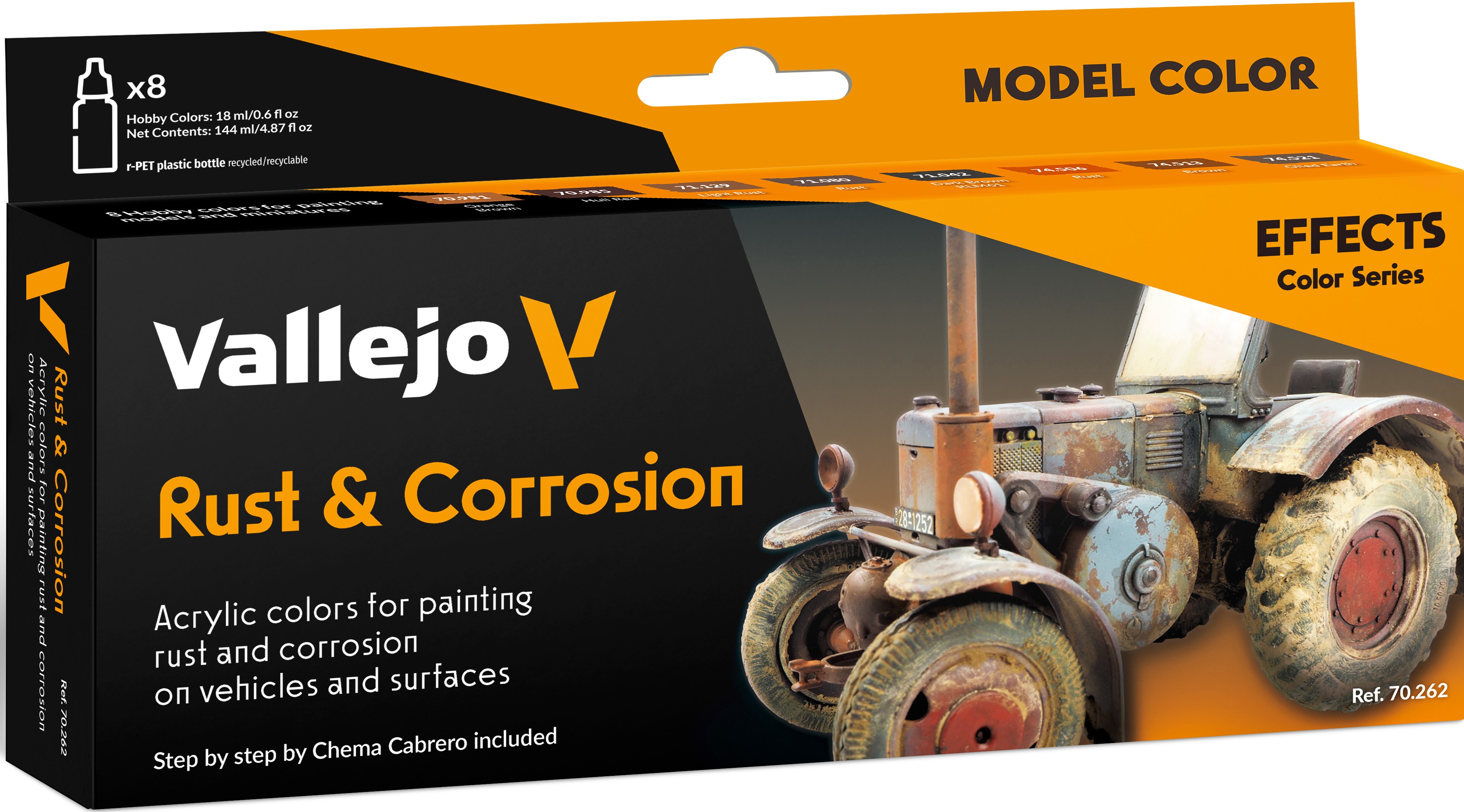 Vallejo Model Color Effects Color Series: Rust & Corrosion 