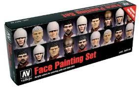 Vallejo Model Color Set- 70119 Face Painting Set 