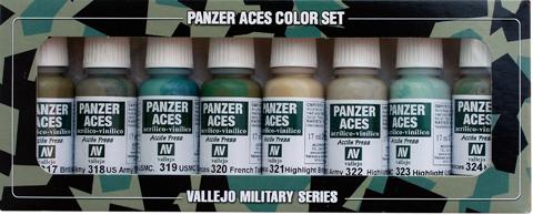 Vallejo Panzer Aces: Set 3: Crew Uniforms 1 