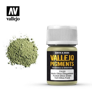 Vallejo Pigment: Faded Olive Green 