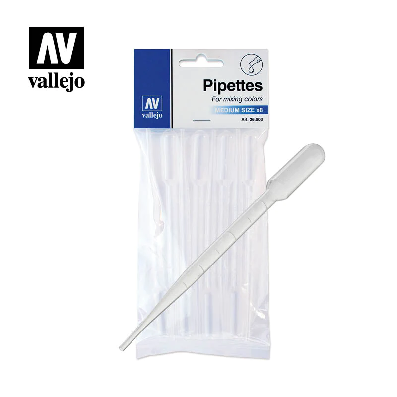 Vallejo: Pipettes Medium Size (8x3ml) 