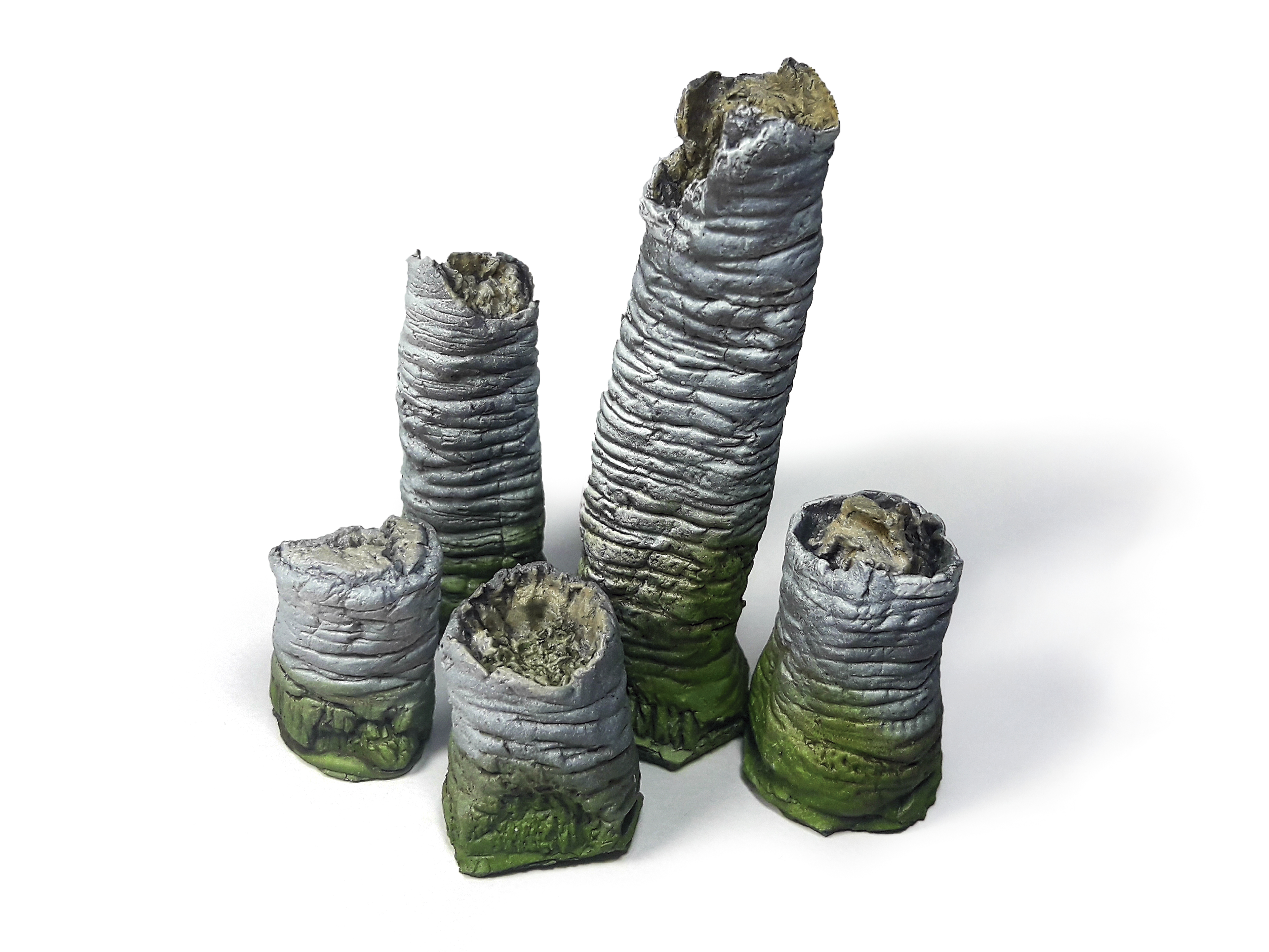 Vallejo Scenery: BROKEN PALM TRUNKS 