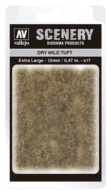 Vallejo Scenery Diorama Products: DRY WILD TUFT (Extra Large 12mm) 