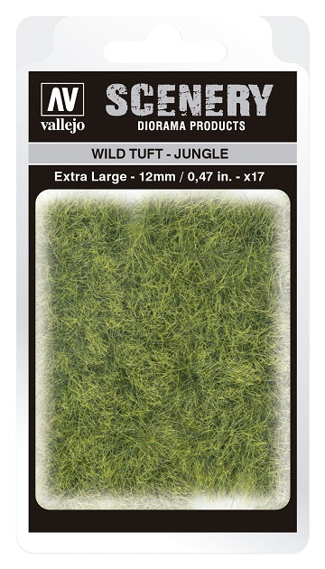 Vallejo Scenery Diorama Products: WILD TUFT- JUNGLE (Extra Large 12mm) 