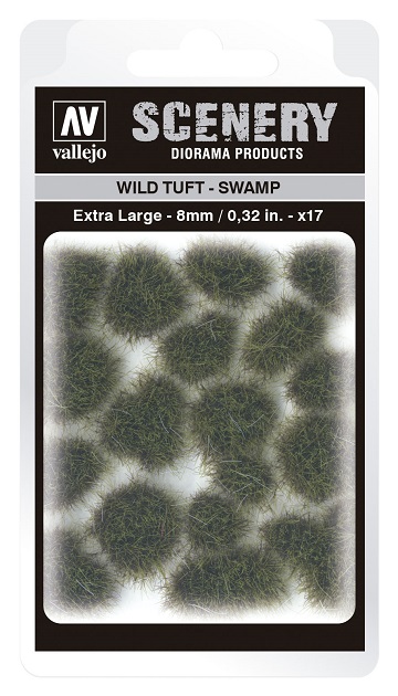 Vallejo Scenery Diorama Products: WILD TUFT- SWAMP (Extra Large 8mm) 