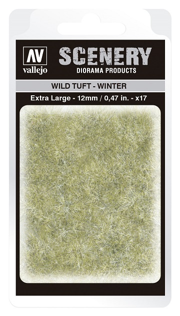 Vallejo Scenery Diorama Products: WILD TUFT- WINTER (Extra Large 12mm) 