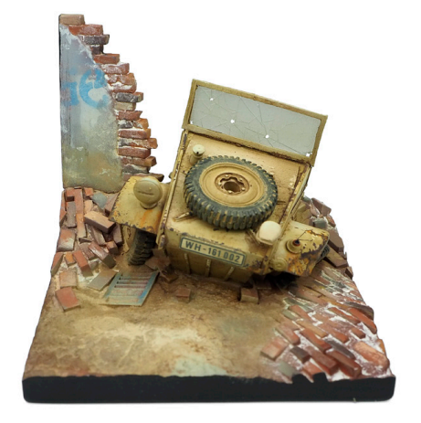 Vallejo Scenery: Kubelwagen Base 