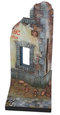 Vallejo Scenery: Ruined Street Corner 