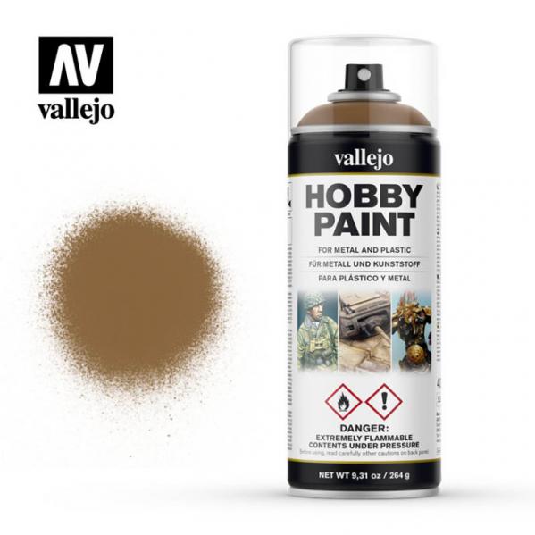 Vallejo Spray Primer: Leather Brown 
